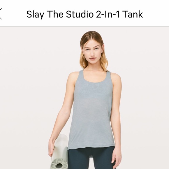 Lulu lemon Slay the Studio 2-in-1 Tank - Picture 6 of 7